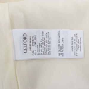 CELFORD 23AW パールネックロングベスト F ホワイト