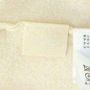 Diagram GRACE CONTINENTAL 22AW バイカラー ニットワンピース 長袖 ロング Vネック 金ボタン 36 アイボリー 黒 ブラック