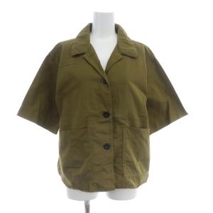 23SS LIGHT COTTON DRY TWILL 半袖 シャツ 2 カーキ