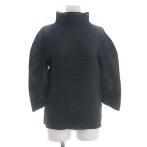 21SS ハイネック カットソー 七分袖 チャコールグレー