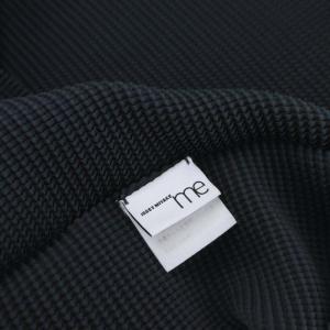 me ISSEY MIYAKE 21SS ハイネック カットソー 七分袖 チャコールグレー
