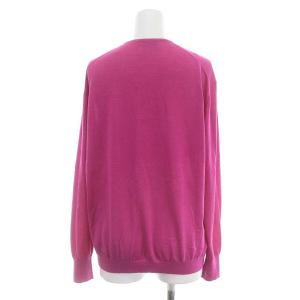 Drawer 18Gカシミヤシルククルーネックニット カットソー 長袖 ピンク