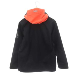 HELLY HANSEN Brisk Light Jacket ナイロンジャケット パーカー ジップアップ S 黒 ブラック オレンジ HH12354