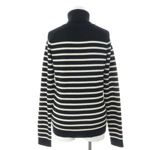 L'Appartement 22AW Border Turtleneck Knit リブ カットソー 長袖 プルオーバー