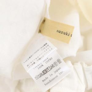 suzukitakayuki dhoti ワイドパンツ リネン イージー 0 白 ホワイト S222-22
