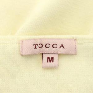 TOCCA ENCHAINEMENT ニット カットソー 長袖 装飾 M オフホワイト
