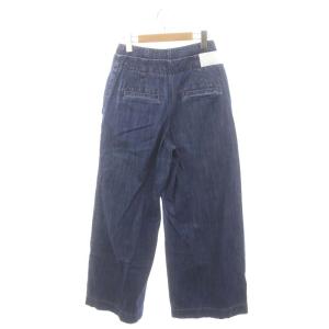 ADORE ライトデニムワイドパンツ ジーンズ フレア ジッパーフライ 36 青 ブルー