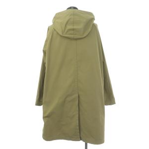 DANTON スプリングコート フード ロング 34 ベージュ