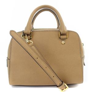 MICHAEL KORS ショルダーバッグ ハンドバッグ ロゴ 2way レザー ミニ べージュ