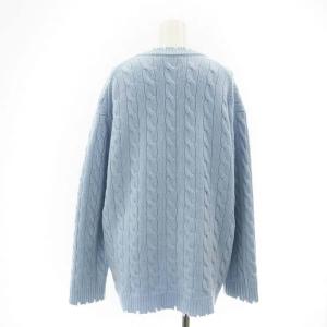 MADISONBLUE 22AW CRASHED CABLE KNIT PULLOVER クルーネックニット 長袖 カシミヤ