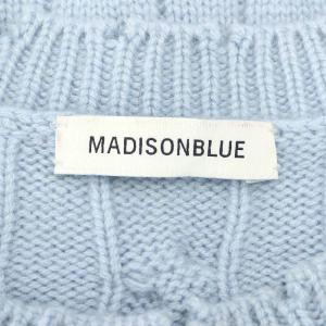 MADISONBLUE 22AW CRASHED CABLE KNIT PULLOVER クルーネックニット 長袖 カシミヤ