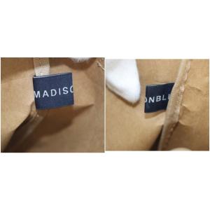 MADISONBLUE GRAMERCY PAPER BAG ペーパー トート バッグ ハンドバッグ 茶色 ブラウン
