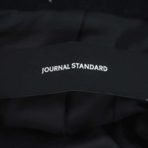 JOURNAL STANDARD メルトンダブルコート アウター ロング ベルト付き S 紺 ネイビー