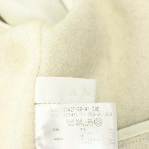 ANAYI ウールジャケット ノーカラージャケット 36 グレー