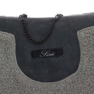 sisii レザー モッズコート ファー フード ジップアップ XS チャコールグレー