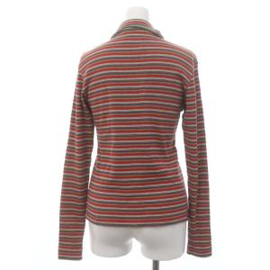 HYSTERIC GLAMOUR 23AW HEADPHONE シャツ ボーダー ポロシャツ ニット 長袖 マルチボーダー F マルチカラー