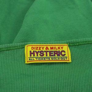 HYSTERIC GLAMOUR CHEAP THRILLS カットソー ノースリーブ プリント F 緑 紫 グリーン パープル