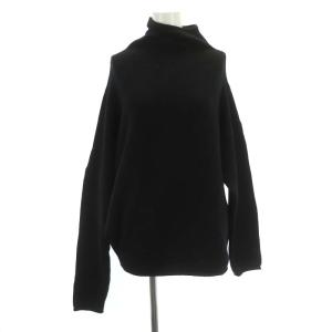 マルゥ MARW 22AW ハイネックニット セーター 長袖 ウール 黒 ブラック