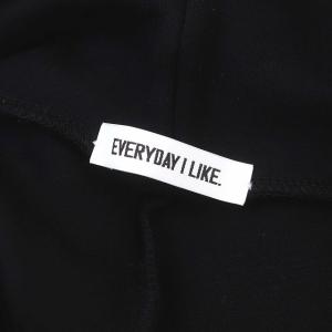 EVERYDAY I LIKE 23AW Warm Zip パンツ スキニー スリム ストレッチ 36 黒 ブラック