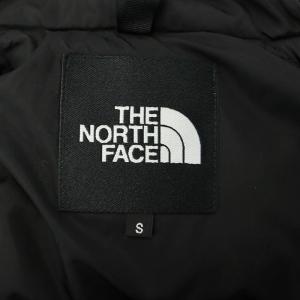 THE NORTH FACE ショートヌプシジャケット ダウンジャケット ジップアップ ロゴ刺繍 S ブラック NDW92335