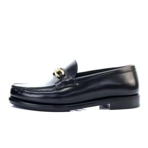 LOUIS VUITTON チェス・ライン ローファー 36 ブラック 1ABIB0