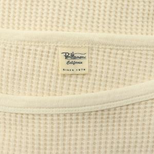 Ron Herman 袖フレアラグランサーマル カットソー 九分袖 ボートネック コットン XS アイボリー