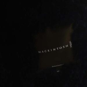 MACKINTOSH キルティング ボア コート ロング フード アウター 34 黒 ブラック