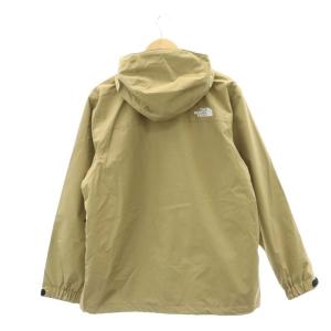 THE NORTH FACE Scoop Jacket アウター フード付き ロゴ ダブルファスナー M ベージュ ブラック