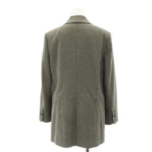 Diagram GRACE CONTINENTAL チェックテーラードジャケット ダブル 千鳥格子 36 S ベージュ 黒 ブラック 38301302