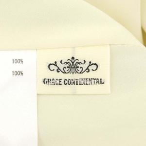 GRACE CONTINENTAL 22SS マルチストライププリントワンピース ロング ノースリーブ 36 マルチカラー