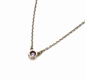 TIFFANY&Co. バイザヤード ピンクサファイア ネックレス 925 シルバーカラー