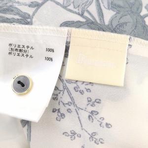 Diagram GRACE CONTINENTAL 22AW スタンドカラーティアードワンピース ロング 長袖 36 ホワイト ブラック