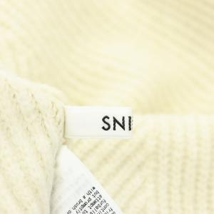 SNIDEL 24SS New Year Special Item オフショルミニワンピース ニット 長袖 F アイボリー
