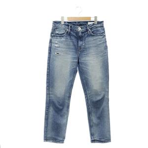 22AW IENA別注 THE JULIETTE VINTAGE パンツ デニム ジーンズ ダメージ加工 25 青 ブルー