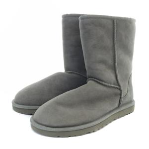 UGG australia クラシック ショート 2 CLASSIC SHORT ムートンブーツ ミドル 26cm グレー N5825