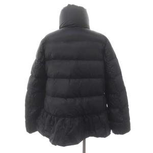 MONCLER ANET アネット ダウンジャケット アウター フリル ジップアップ 1 ブラック