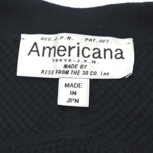 AMERICANA 23SS AP STUDIO別注 ボリュームスリーブサーマルプルオーバー カットソー 長袖 紺 ネイビー