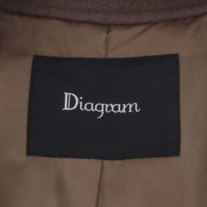 Diagram GRACE CONTINENTAL 21AW ガウントレンチリバーコート アウター ロング 38 茶 ブラウン