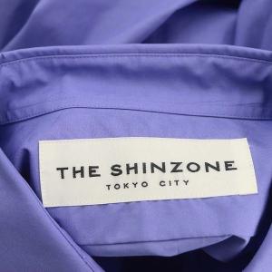 Shinzone SHORT SHIRTS シャツ クロップド 長袖 36 ラベンダー