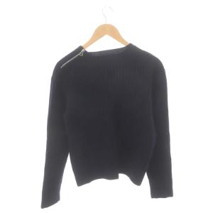 DRIES VAN NOTEN ファスナーニット S ネイビー