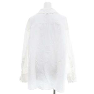 Shinzone 23FW FRILL COLLAR BLOUSE フリルカラーブラウス シャツ 長袖 FO 白 ホワイト 23AMSBL05