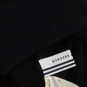 BORDERS at BALCONY 21AW SWEAT PEPLUM HOODIE パーカー 長袖 36 ブラック