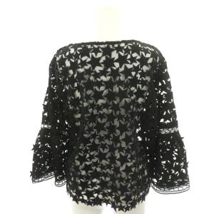 Diagram GRACE CONTINENTAL スターレーストップ カットソー 七分袖 38 黒 ブラック