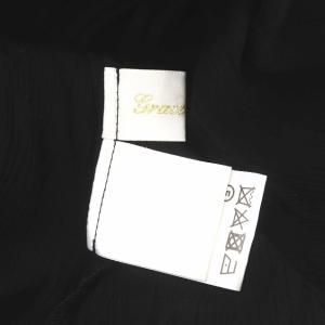 Grace Class レース切替マキシワンピース ロング 七分袖 36 黒 ブラック