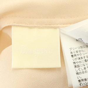 Diagram GRACE CONTINENTAL 23AW プリーツチュールトップ ブラウス カットソー 長袖 プルオーバー 36 ベージュ