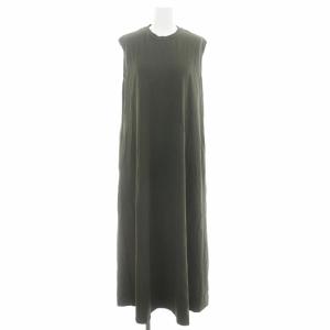 23SS RUBRIC MUSCLE TEE DRESS ワンピース ロング マキシ丈 ノースリーブ S 緑 グリーン