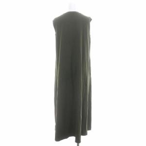 Theory 23SS RUBRIC MUSCLE TEE DRESS ワンピース ロング マキシ丈 ノースリーブ S 緑 グリーン