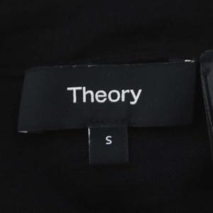 Theory 23SS New Dress Up High NK DR ワンピース ニット ロング ノースリーブ S 黒 ブラック