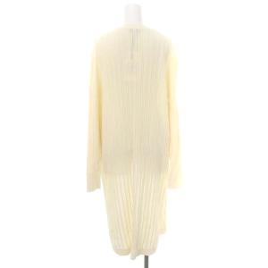 Theory 23SS Bristol Cotton Torina DS カーディガン ニット 長袖 ロング 透かし編み S オフホワイト