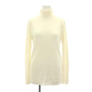 22AW ウーステッドウール タートルネック ニット プルオーバー 40 L アイボリー